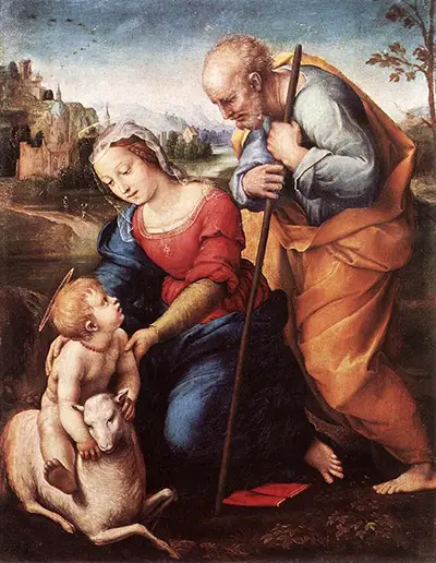 The Holy Family with a Lamb Raphael